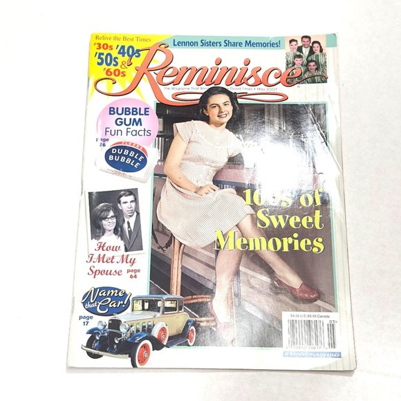 Reminisce Magazine May 2007 Issue 100s Of Sweet Memories How I Met My Spouse - Picture 1 of 7